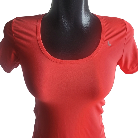 Lole Activewear Red Scoop Neck T-shirt XS - Picture 2 of 7